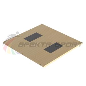 Купить Помост тяжелоатлетический 3х3х0,1м, рез. амортизаторы 1х0,5х0,04м в Макарьеве 