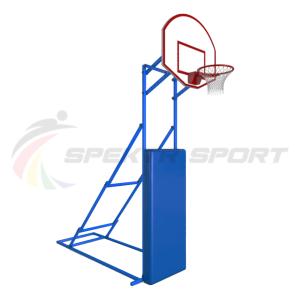 Купить Стойка стритбольная складная с фанерным щитом, кольцом, сеткой и защитой Street в Макарьеве 