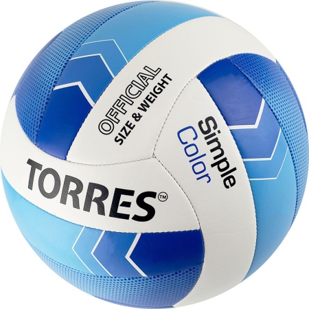 Купить Мяч волейбольный Torres Simple Color любительский р.5 в Макарьеве 